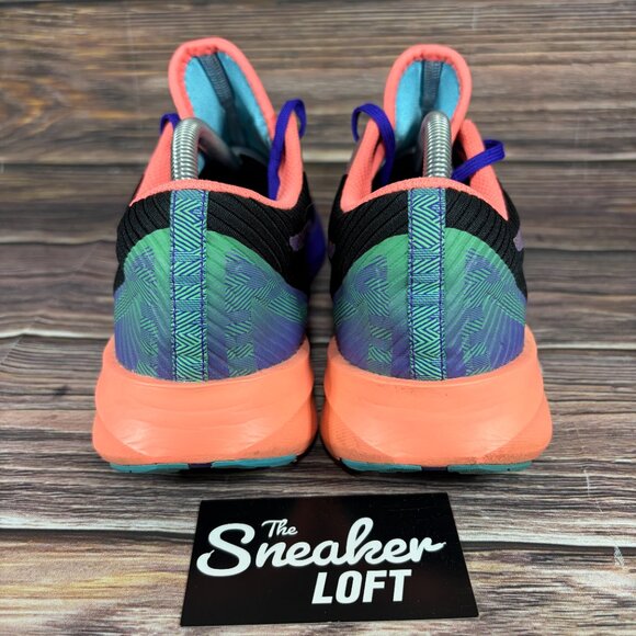 Asics Versablast Women's Black Purple Athletic Running‎ Shoes - Picture 4 of 8